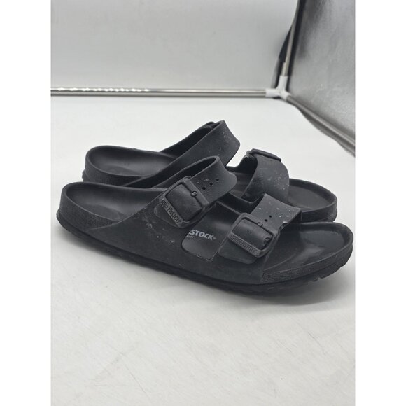 Birkenstock Arizona EVA Sandals Mens Size 41 Black Waterproof Made in Germany - Picture 1 of 9